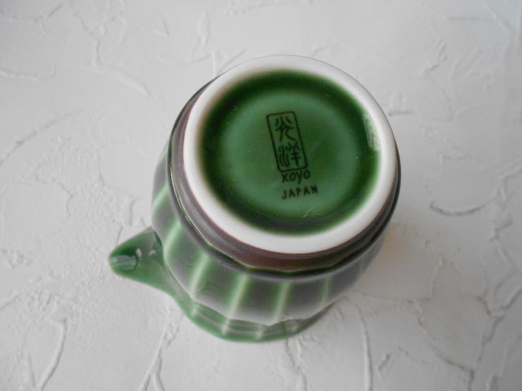 ①館林源右衛門作 祥瑞間取山水図 向付 大小五客揃 共箱 館林源右衛門